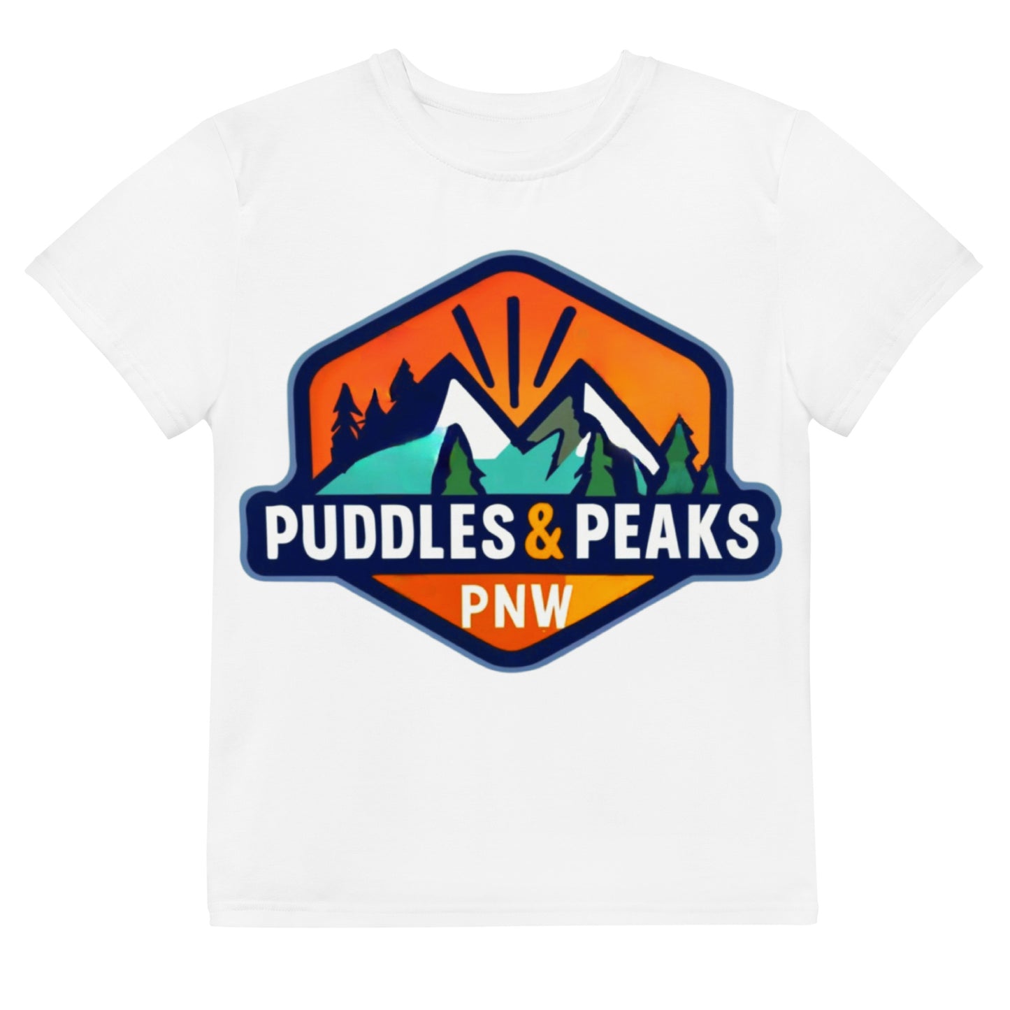 Puddles and Puddles- Youth crew neck t-shirt