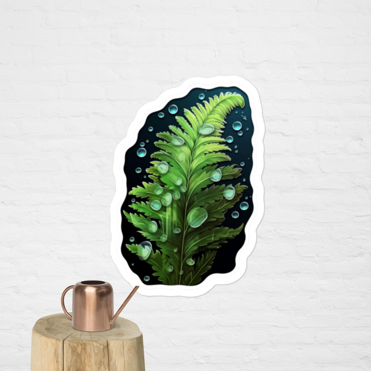 Dewey Fern Leaf Sticker