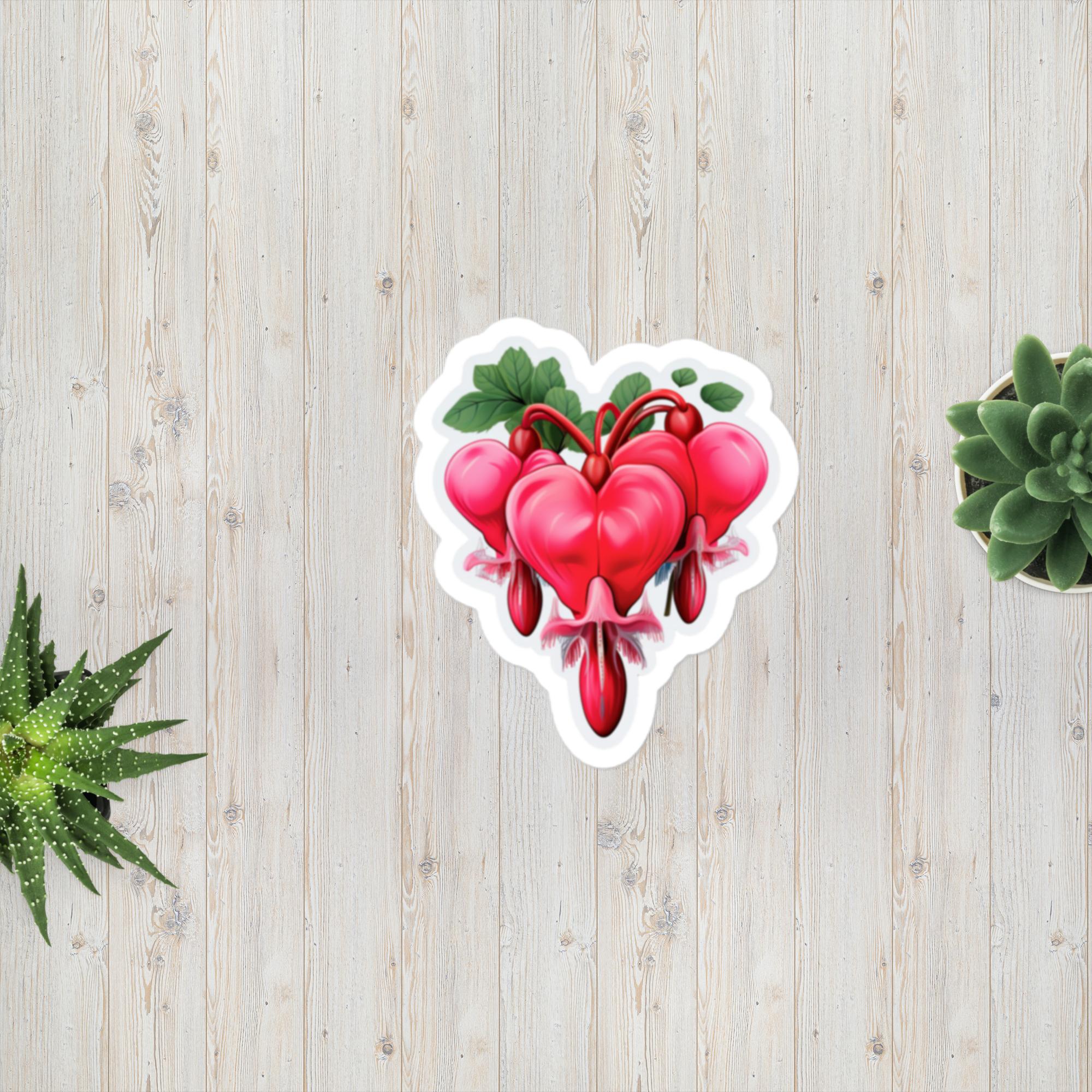 Pacific bleeding heart sticker – Puddles and Peaks