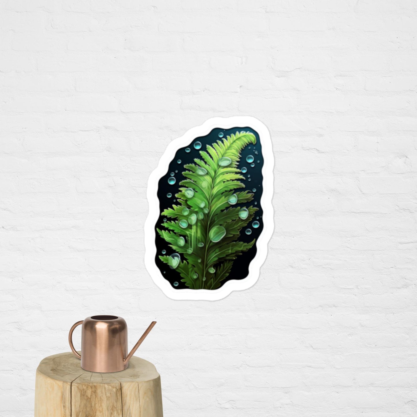 Dewey Fern Leaf Sticker